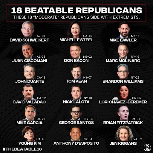 Today we find out if House Republicans in swing districts are so committed to the cult they’re willing to lose their seats next year for it. @RepDavid @YoungKimCA @JenKiggans @RepDonBacon @RepMikeGarcia @RepSteel @lawler4ny @marcmolinaro