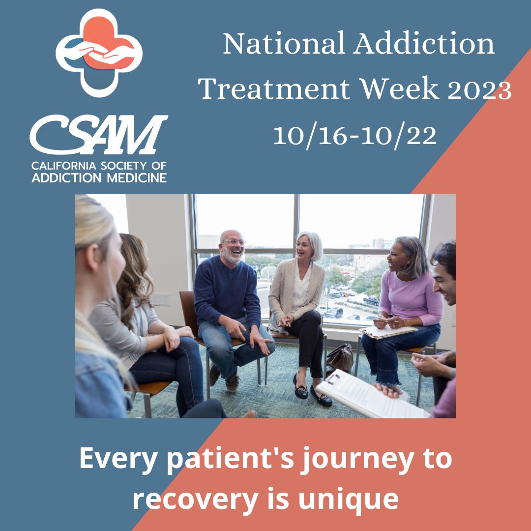 Every patient's journey to recovery is unique. During #TreatmentWeek 2023, we honor the
practitioners who provide individualized, compassionate care to those with addiction.
#RecoveryMatters