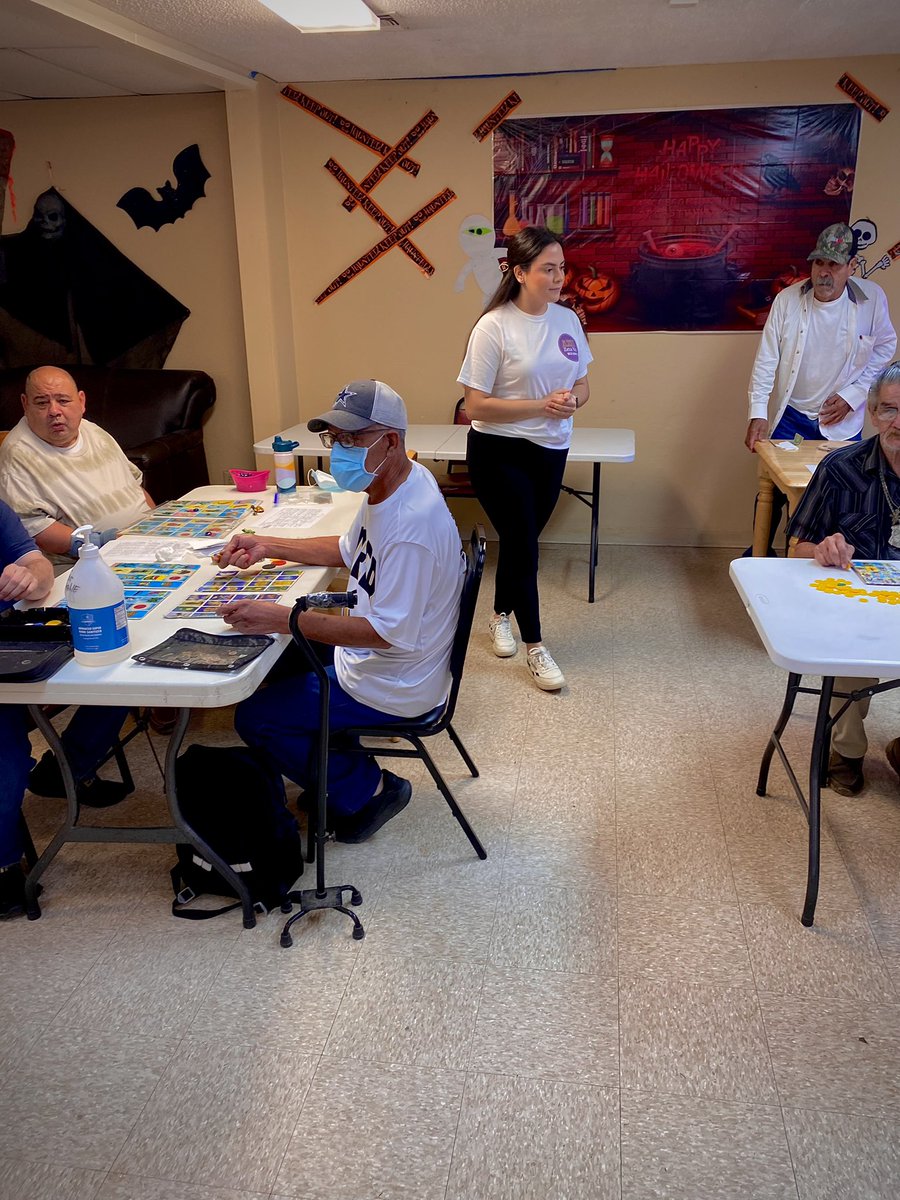 DSPZETANU's tweet photo. On October 12th Brothers and Pledges had Bingo Time with La Paloma Adult Day Care in Kingsville, Texas 

As business leaders, DSP understands the importance of giving back to our community. Moments like these remind us of the power of impact we have on our community. 💜💛 https://t.co/lSnCbwwPHV