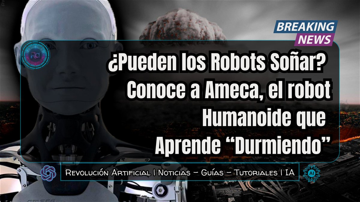 🌠 Ameca: El Robot Humanoide que 'Sueña' para Aprender

Ameca, un robot humanoide creado por Engineered Arts, está llevando la robótica a un nuevo nivel. Según su creador, Will Jackson, Ameca puede "simular sueños" para aprender sobre el mundo. "Corro escenarios en mi cabeza que