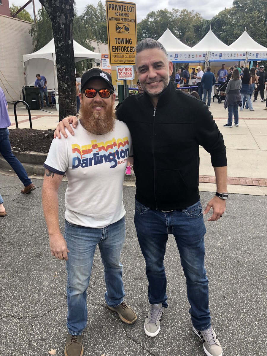 MarcRyanOnAir's tweet photo. Had the BEST time at #FallForGreenville with the fam yesterday.
Such a showcase for the Upstate!
Gamecock fan Michael recognized us and said hello. He said “Give my team hell, Marc!” ✅
90% of #Gamecocks fans are good ppl. It’s a shame they have to answer for the bottom 10%! https://t.co/90H92RloKb