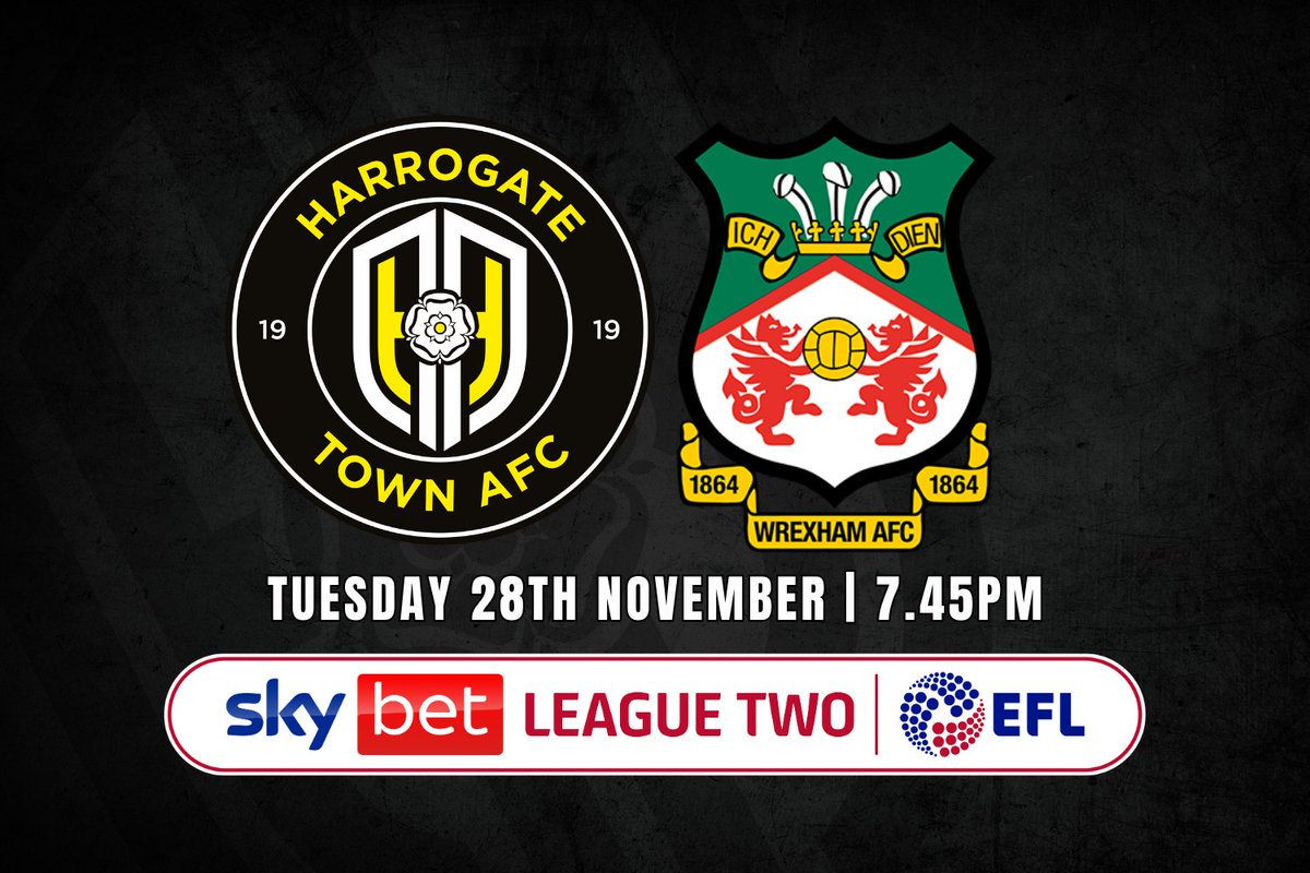 Harrogate Town AFC (@harrogatetown) on Twitter photo ๐ <a href="/Wrexham_AFC/">Wrexham AFC</a> ticket information
On sale to all home supporters who have been to three or more games since the start of the 2022/23 season
General sale will then commence on 19th November (subject to availability) ๐ <a href="/Wrexham_AFC/">Wrexham AFC</a> ticket information
On sale to all home supporters who have been to three or more games since the start of the 2022/23 season
General sale will then commence on 19th November (subject to availability)