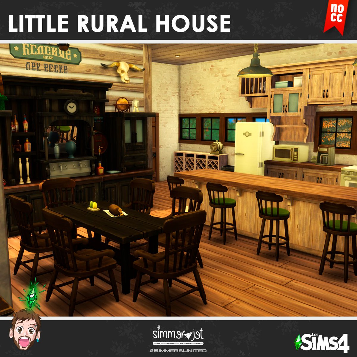 jethidalgo's tweet photo. Hi guys! I made this little sweet flowery rural house, with a beautiful views!. Make your sim have a simple life wiht this beautiful house.
👉🏻Watch the video here: https://t.co/aA9bWjjlKl
LOT INFO:
📏 40x30
🏷 93.598
🛏 1 
🚽 1
ID Gallery: #SimmerJet
#ShowUsYourBuilds #TheSims4 https://t.co/RvUckeLnT2