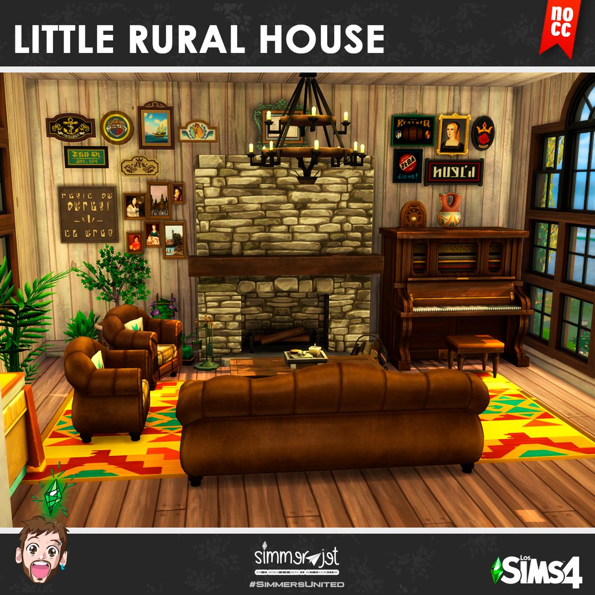 jethidalgo's tweet photo. Hi guys! I made this little sweet flowery rural house, with a beautiful views!. Make your sim have a simple life wiht this beautiful house.
👉🏻Watch the video here: https://t.co/aA9bWjjlKl
LOT INFO:
📏 40x30
🏷 93.598
🛏 1 
🚽 1
ID Gallery: #SimmerJet
#ShowUsYourBuilds #TheSims4 https://t.co/RvUckeLnT2