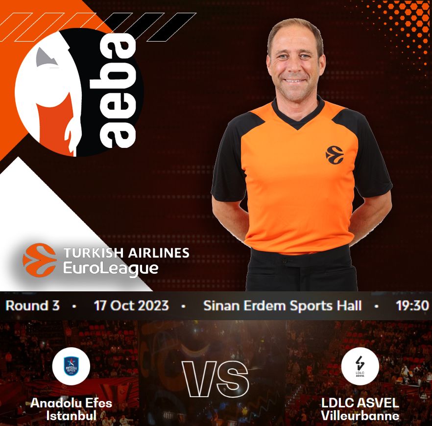 📆 17 de octubre

🏃 Carlos Cortes <a href="/EuroLeague/">EuroLeague</a>
🏃 Emilio Pérez <a href="/EuroLeague/">EuroLeague</a>
🏃  Alberto Sanchez <a href="/BasketballCL/">Basketball Champions League</a> 

#ArbitrosAEBA #refereelife