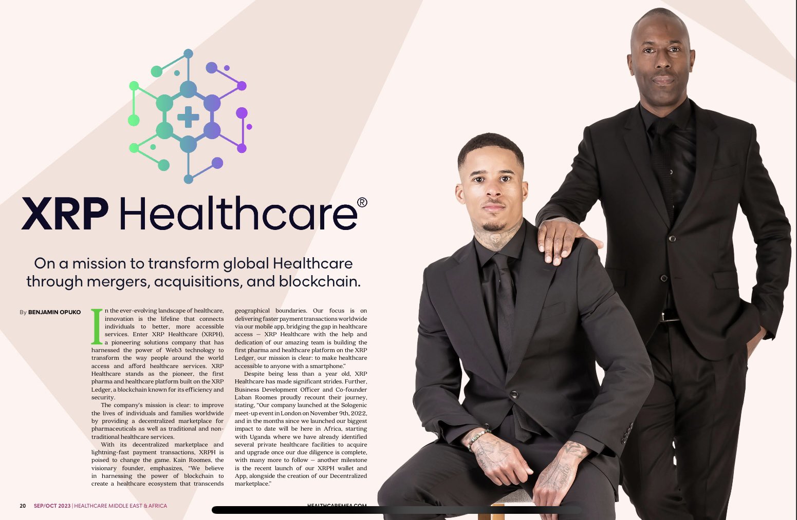 XRP Healthcare on X: "Despite being less than a year old, XRP Healthcare  has made significant strides. Further, Business Development Officer and  Co-founder Laban Roomes proudly recount their journey, stating, “Our company