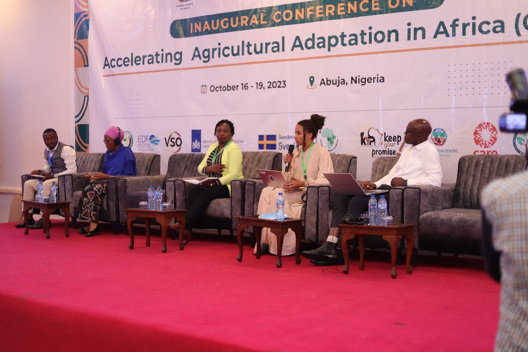 Panel discussion: Moderated by The National Network Coordinator @CSDevNet1_Steve of @CSDevNet1 on the Scaling Women role in Locally led, people centered bio fertilizer production.

#C4A #AgriculturalAdaptation #KeepYourPromise #AACJ