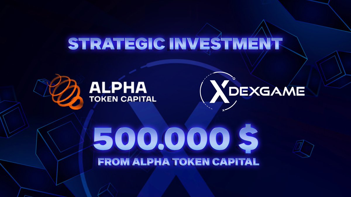 📣 BIG NEWS: $500.000 STRATEGIC INVESTMENT 📣

We are excited to share that we've successfully obtained a strategic investment of $500.000 from <a href="/AlphaTokencap/">Alpha Token Capital</a>. 🥳🎉
