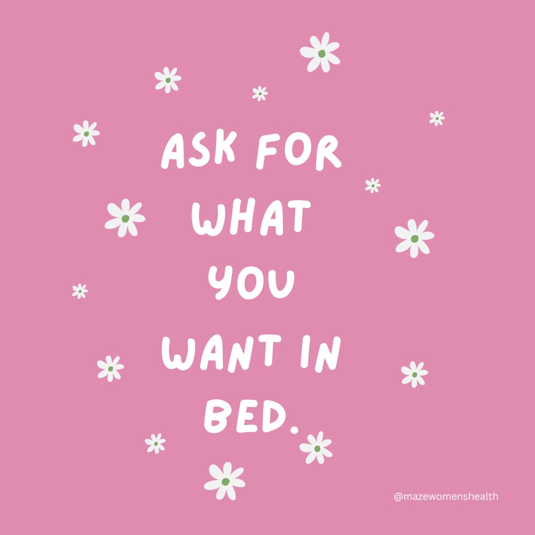 MazeWomenHealth's tweet photo. The easiest way to get what you want is to ask for it! 

#uselube #womenshealth #sexualhealth https://t.co/ktzPJNEXCE