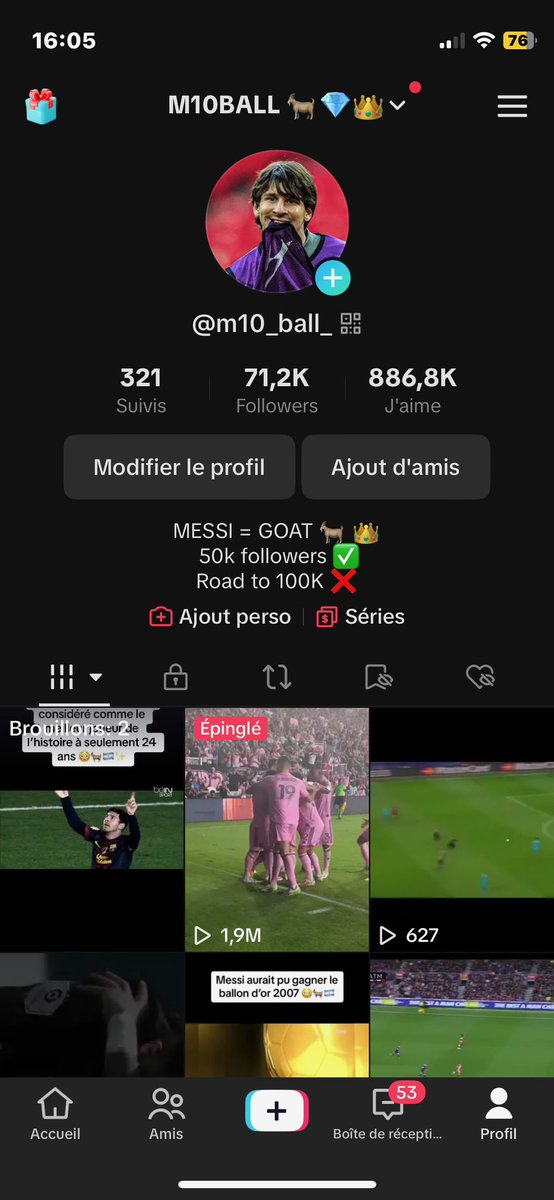 pocorami__'s tweet photo. Bonjour,

 je vend mon compte TikTok très avantageux avec argent que je laisse.

- 71,2K  abonné 
- compte monétiser/Beta Créateur ✅
- accès au lives ET aux cadeaux vidéo🎁

Je le vend car je souhaite m’en acheter un nouveau plus gros certifié.

Prix : négociable en DM https://t.co/p7WmXOUlBt
