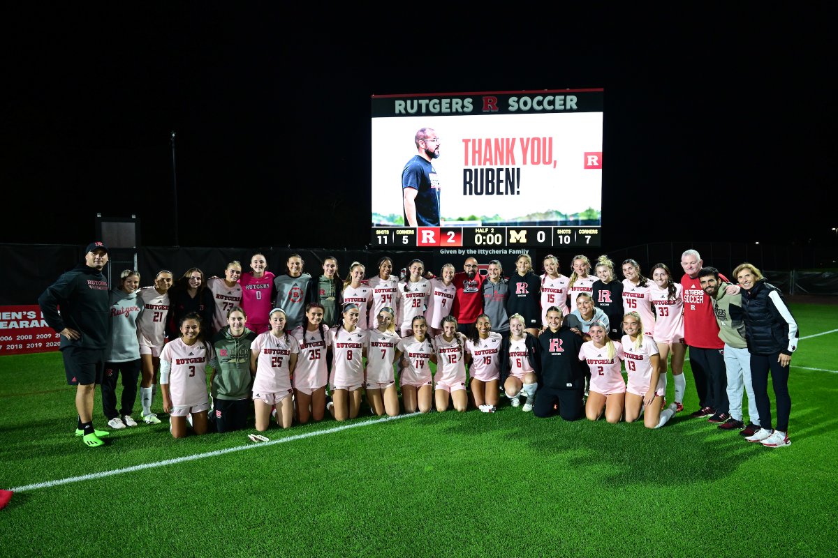 Huge thank you to our strength &amp; conditioning coach, Ruben Cisneros, and best wishes on the move to <a href="/MLS/">Major League Soccer</a> and the <a href="/ChicagoFire/">Chicago Fire FC</a>🔥

#ForeverRutgers🧹 #GoRU!