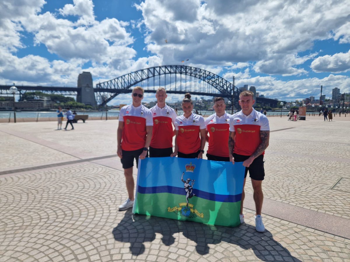 5 <a href="/R_Signals/">Royal Signals</a> personnel currently representing the Corps and Army in Australia. 

Cpl Turner &amp; Sig Crofts - Mens
SSgt Gill &amp; Cpl Bates - Masters
Cpl Jacobs - Women’s

⚪️🔵 

<a href="/Armyfa1888/">Army FA</a> <a href="/CivicaUK/">Civica</a> <a href="/Motif8ltd/">Motif8</a> <a href="/andyb3303/">AndyB</a> @SiSmith370 <a href="/RSigsCharity/">Royal Signals Charity</a> <a href="/ArmySportASCB/">Army Sport</a> <a href="/RSIGNALSCorpsSM/">R SIGNALS USASMA</a>