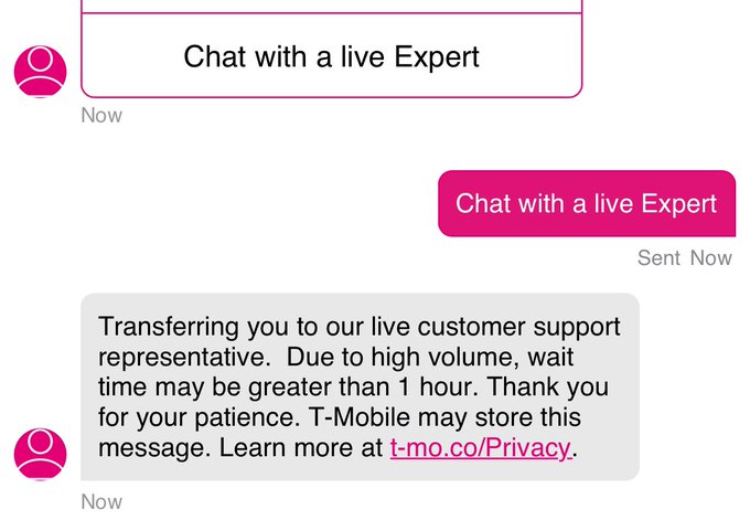 @TMobile lol over 1 hour wait to TEXT support https://t.co/YCFOXW6gL5<a class="tags" target="_blank" title="On Twitter" href="/?out=eyJ0eXAiOiJKV1QiLCJhbGciOiJIUzUxMiJ9.eyJpYXQiOjE3MjQ2NTQzMjYsImlzcyI6InR3cG9ybnN0YXJzLmNvbSIsIm5iZiI6MTcyNDY1NDMyNiwiZXhwIjoxNzU2MTkwMzI2LCJyZWRpcmVjdF91cmwiOiJodHRwczovL3R3aXR0ZXIuY29tL1RNb2JpbGUifQ.EhGG8B2btC1y7V8Nu1gH8VDWUvua1eUBFD1Q0SIuyIpDOD6E2Oj58QcMcu2JSJqQtJZZnn_wtrf5VkHXozKMZw">@TMobile</a><a href="/tag/ahsoka"class="tags"><span>#ahsoka</span></a>