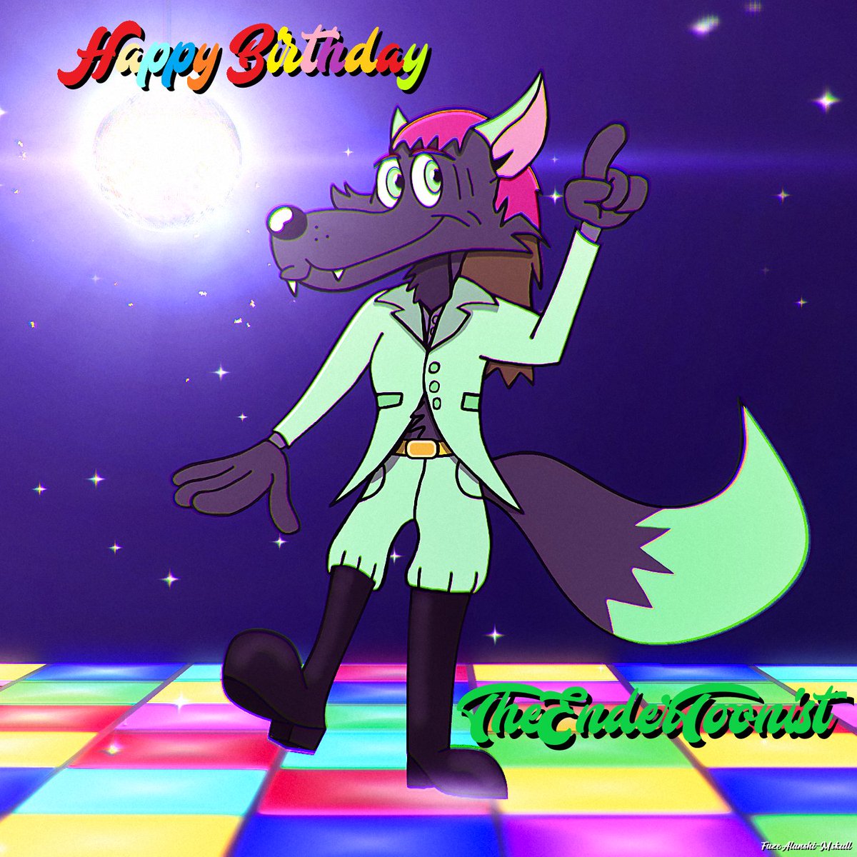 Happy Birthday Alexei - @TheEnderToonist 2023

#ocs #cartoonist #cartoonart #toon #foxes #foxfursona #fursona #alexeithefox #kaleofox #wolf #whitzerwolf #theendertoonist #birthday #happybirthday #smallartist #digitalart
