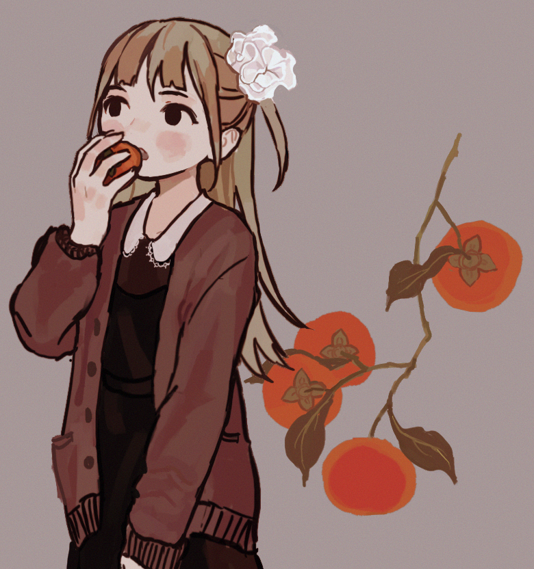 0waxwing's tweet photo. persimmon season https://t.co/mg4Z9LXDuD