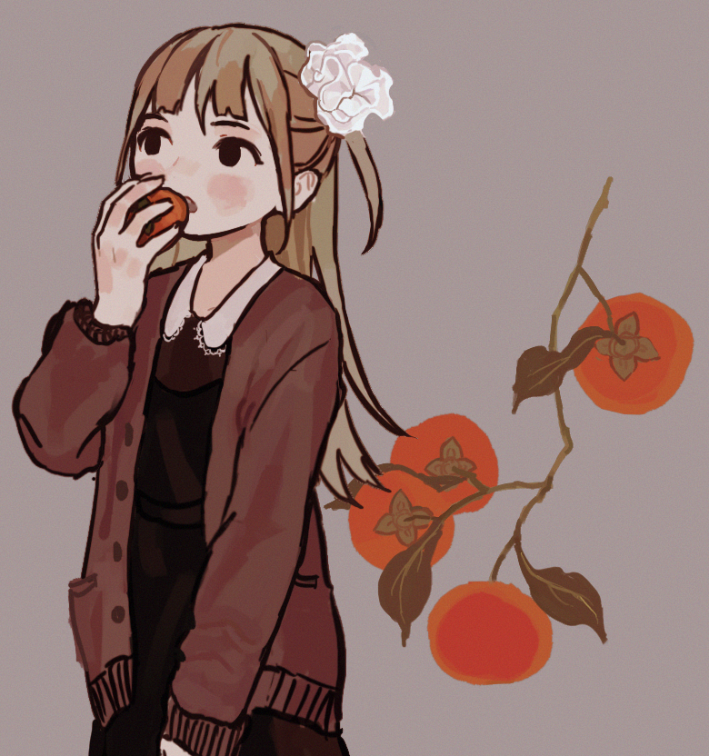 「persimmon season」|io 🕊🌻のイラスト