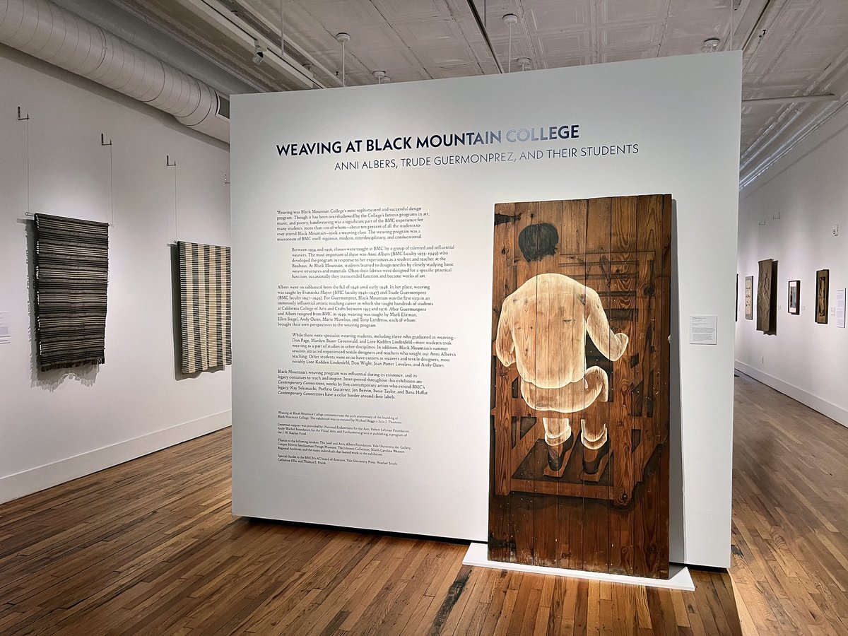 josefannialbers's tweet image. "Weaving at Black Mountain College: Anni Albers, Trude Guermonprez, and Their Students" is now on view @bmcmuseum in Asheville, North Carolina.
#annialbers #blackmountaincollege