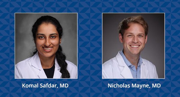 Congrats to Drs @komal_safdar & Nick Mayne as our latest named 2024-25 @DukeIMChiefs joining our @dukemedicine team for next year!!!