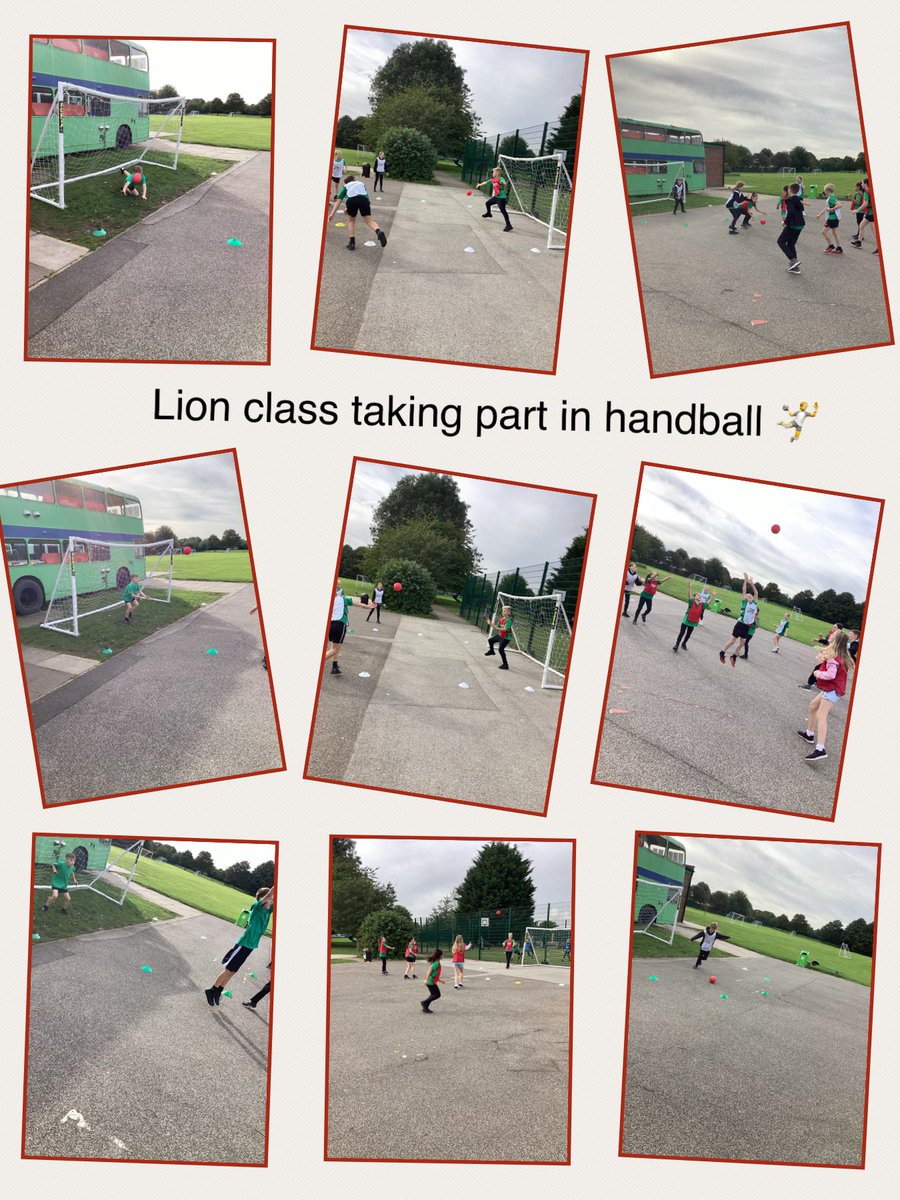 A few action shots from Lion class during handball #CloverfieldsPE