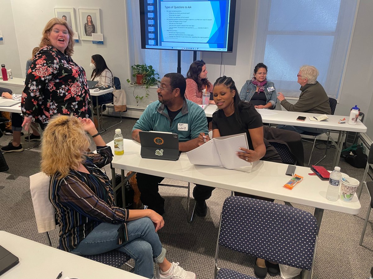 FirstLiteracy's tweet image. Great to have a full room of educators at part 1 of our #TutorTraining Workshop last week. Thank you Judithann Walz for leading a great session. Judith currently works @EnglishNB_EW as a ESOL teacher &amp;amp; @FraminghamESL as an Advanced Reading &amp;amp; Writing teacher. #adultedu