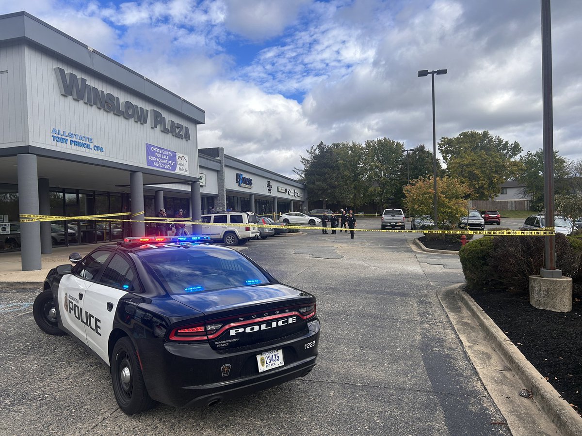 Bloomington Police are investigating after reported shots fired at a shopping complex at Winslow Plaza near Winslow Rd and Henderson St early this afternoon.