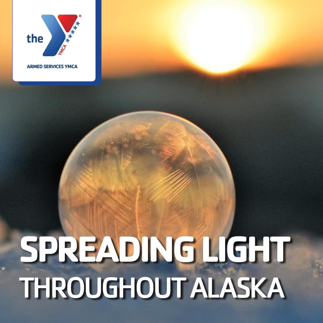 AKASYMCA's tweet photo. Join us in spreading the light to our Alaska-based service members and military families in Alaska! Help us reach our $50,000 fundraising goal by November 11. ASYMCA is committed to brightening the lives of our nation’s toughest, fiercest defenders of the Arctic- https://t.co/p9xEsj44qw