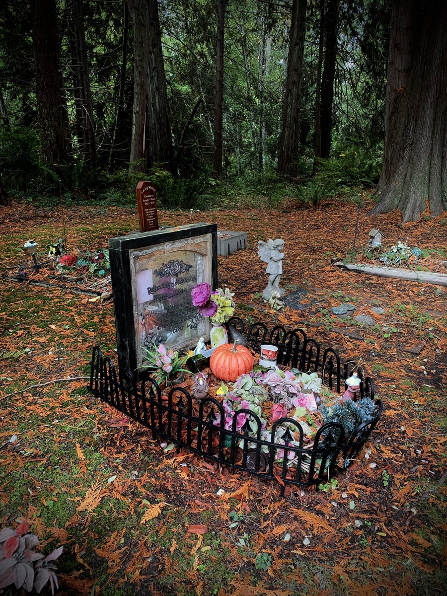 Holy Cross Cemetery in Powell River, BC. This was one of the most beautiful cemeteries we’ve ever visited. A peaceful place with picturesque scenery &amp; beautiful shrines for loved ones. #cemetery #cemeterywandering #paranormal #hauntedhistory #ghosts
