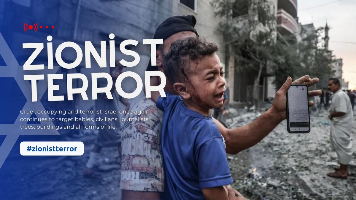 This is not a war and It is a genocide by an apartheid state from 1948! #zionistterror