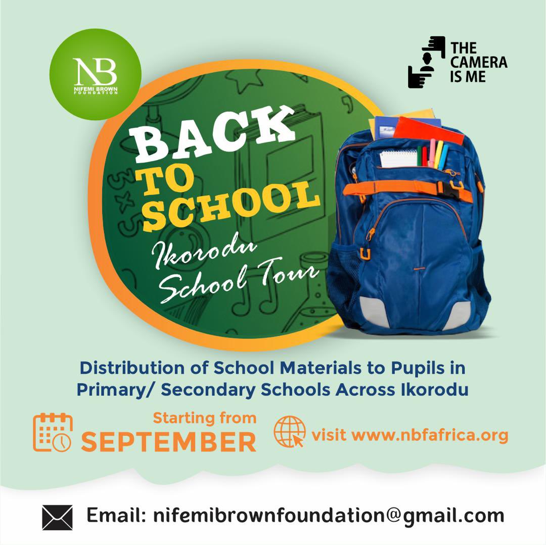 🎉📚 In September, the Nifemi Brown Foundation visited 10 schools in Ikorodu for our Back-to-School Program. Education is the key to a brighter future. Thanks for your support! 🌟💪 #EducationForAll #NifemiBrownFoundation #BackToSchool 🤝💕