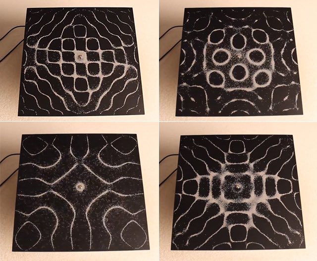 idktray's tweet photo. Everything in nature is harmonious &amp; is able to emit and receive sounds or frequencies. The human body, insects, animals, and also plants. 

the way sound vibrations can shape patterns in sand or water; various sounds can shape our emotions, thoughts, and our physical well-being. https://t.co/KMLPaaXSLk