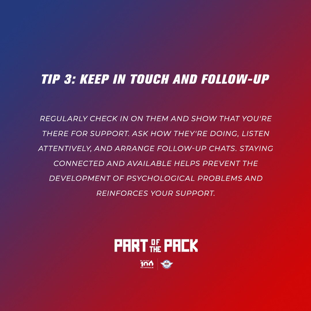 As the weather in Europe turns colder, many people will find themselves more isolated. Our #PartofthePack campaign will give tips such as this one on how to stay in touch with someone that you think may be struggling. For more, see our website: …startswithus.soudal-quickstepteam.com/en/about/parto…