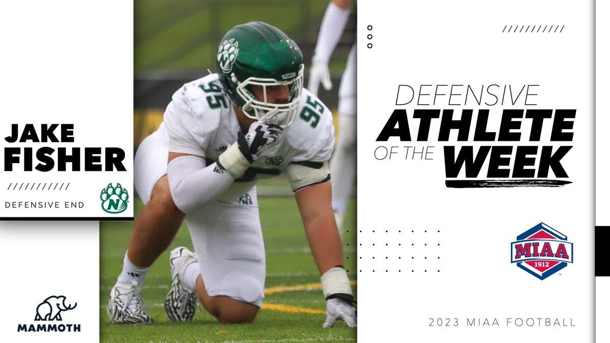 Jake Fisher led the Bearcats defense that limited the MIAA's top rushing team to -17 rushing yards over the weekend 😤

6 tackles
2 QB sacks
2.5 TLF
3 QB hurries

📰 bit.ly/46TAsKI
#BringYourAGame