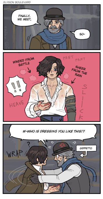That one cutscene (slightly remixed)  #LiesofP #liesofPfanart