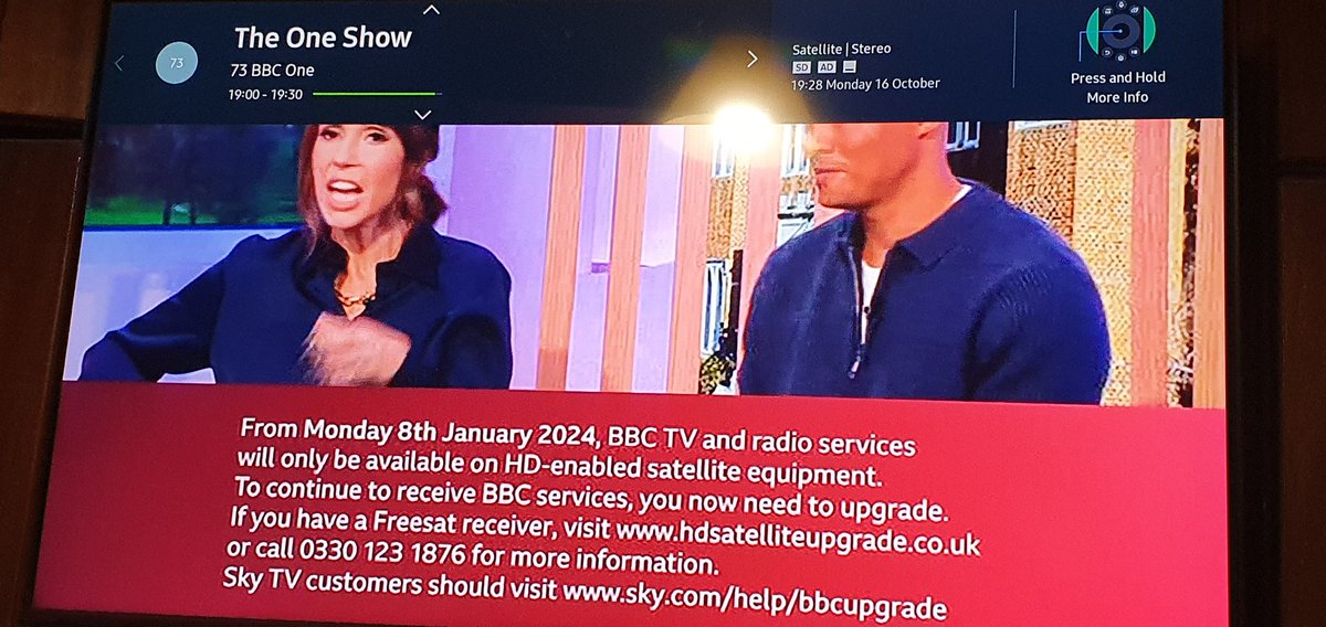 IvanOSullivan16's tweet image. BBC SD and Radio services Closing 8th January 2024 on Non HD Satellite Equipment 

#bbc  #freesat #skytv #uktv #satellite