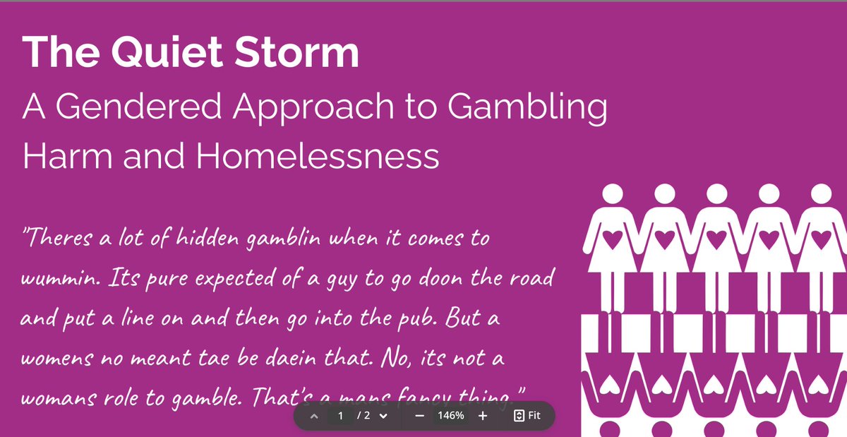 We’re hosting an event in Glasgow exploring the impact of gambling harms on women.

The #QuietStorm is delighted to welcome speakers from across the UK including @SharonBCollard @snuz_27 @nadineashworth @LaidlerFay @SarahFoShow Dr Liz Riley, Tracy O'Shaughness  and @ceosimonscot