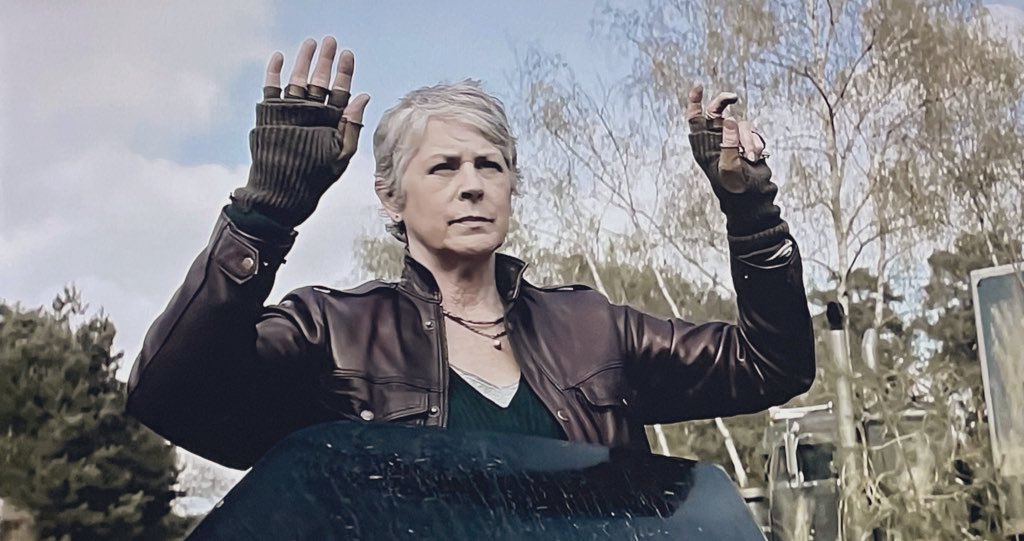 DeadCityAMC's tweet image. Big round out of applause to Melissa McBride for making #TWD history and becoming the first character to appear in 3 shows in the Universe. It’s a Queen thing👑🔥 #TWDFamily @mcbridemelissa