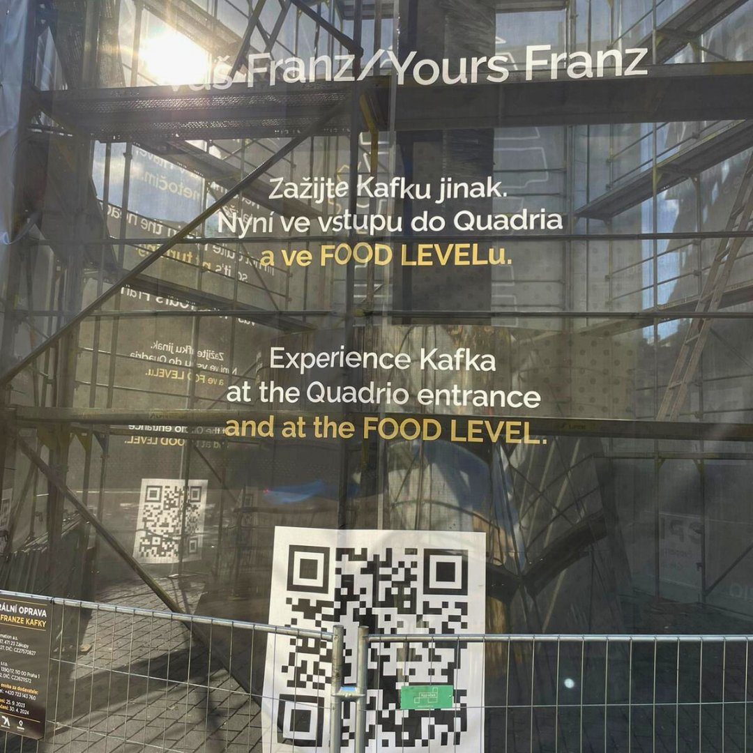 👤 Existuje větší dekadence než zažít Kafku ve food levelu!? .-)))

#Quadrio #DádaČerný