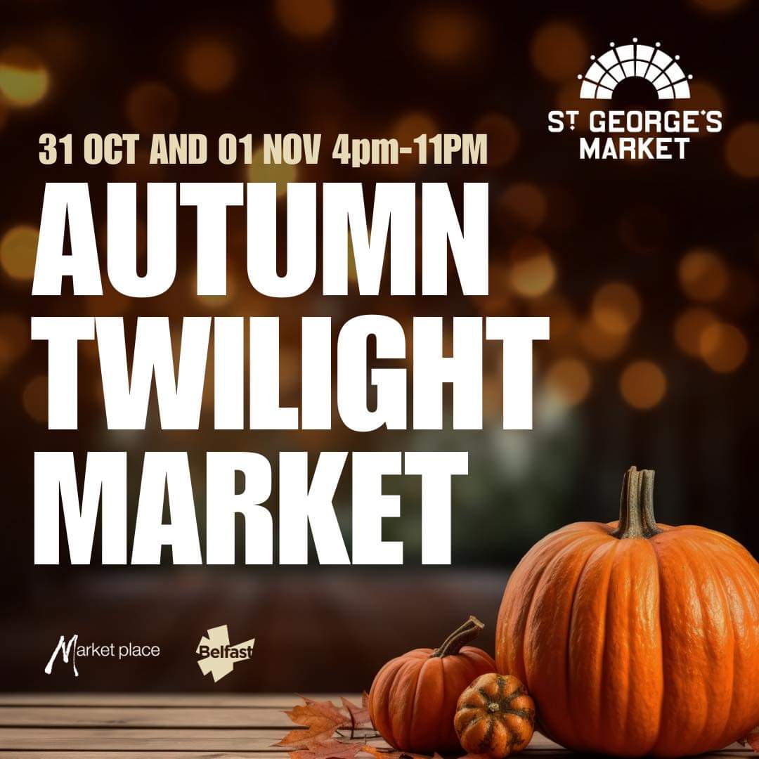 SAVE THE DATES 🍂 The highly anticipated Twilight Market will return, taking place on the 31st October and the 1st November from 4pm-11pm at St George's Market. Come and join us for artisan food and drink, arts and crafts, cocktail and cookery demonstrations and live music!