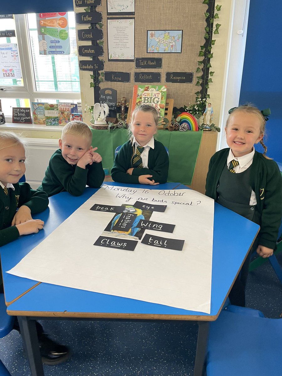 sjvblackpool's tweet photo. In science we have been looking at animals! Today we looked at why birds are so special 🕊️🦅🦆🦜 #SJV1FH #SJVScience https://t.co/7jcwQ46afC