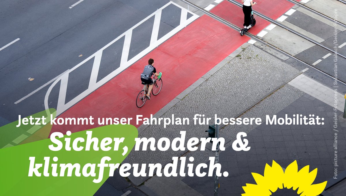 +++ BREAKING +++
Wir als🚦starten die größten verkehrspolitischen Reformen der letzten Jahre und gestalten den Bahn- &amp; Straßenverkehr sicherer, sauberer &amp; klimafreundlicher.
So kommt die Mobilitätswende einen riesigen Schritt voran 👇