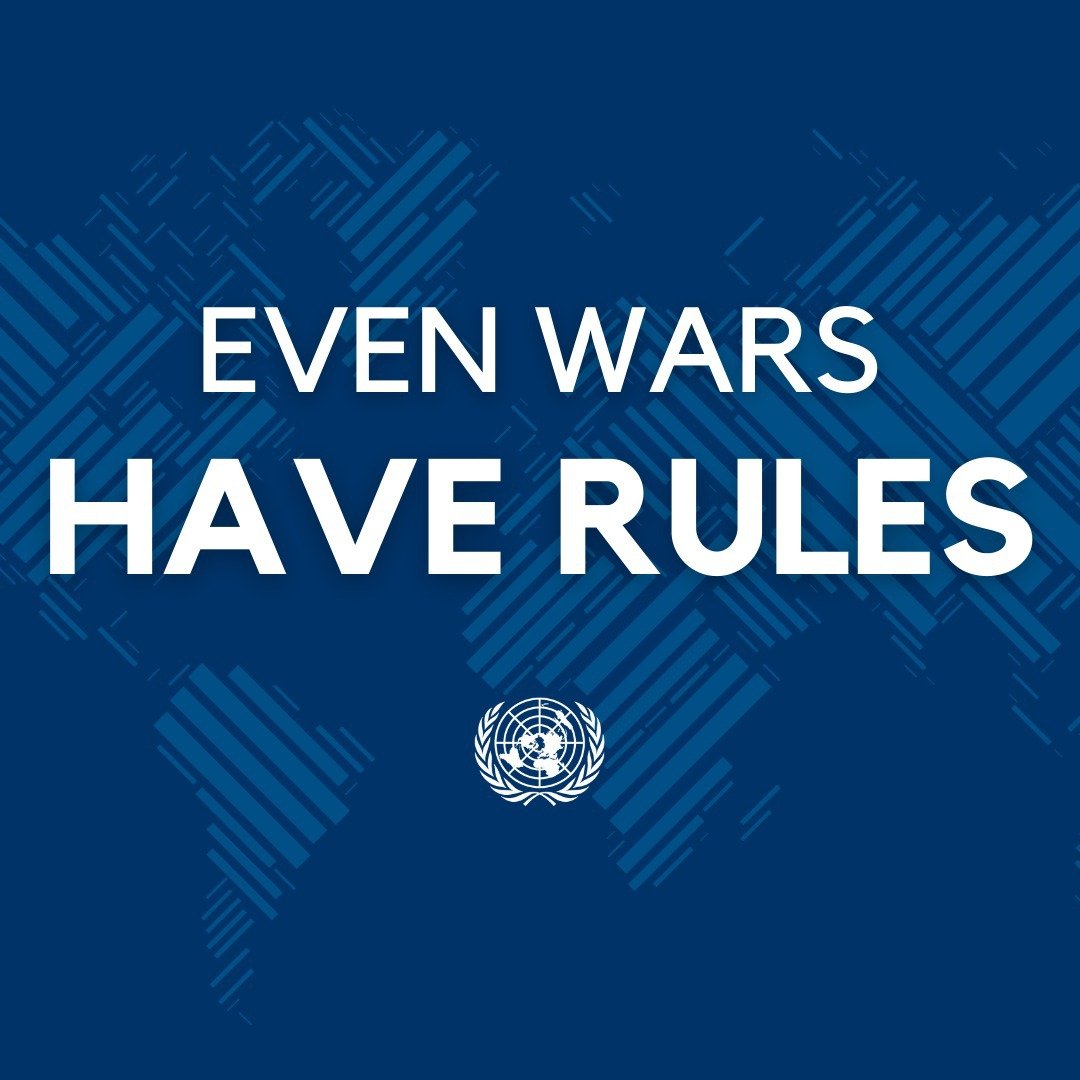 Even wars have rules. The Geneva Convention protects civilians in conflict and helps ensure assistance reaches those in need, without discrimination. ohchr.org/en/instruments…