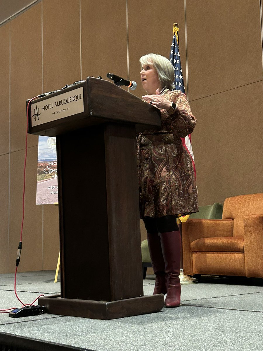 “I am declaring today — and we’ll have a fully executed executive order — that by 2035, the state [government] fleet will be 100% electric,” <a href="/GovMLG/">Governor Michelle Lujan Grisham</a> says during the Symposium on the Future of Transportation in New Mexico.