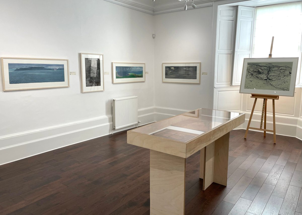 peacock_theworm's tweet photo. Thanks to the @N_T_S for hosting another Peacock exhibition in such a beautiful location. If you're popping along to see it they are now closed on Tuesdays and Wednesdays.
#aberdeenshire #peacockaworkshopforart #creativitymatters #franceswalker #screenprint #printmaking https://t.co/SOCdOG3qNf