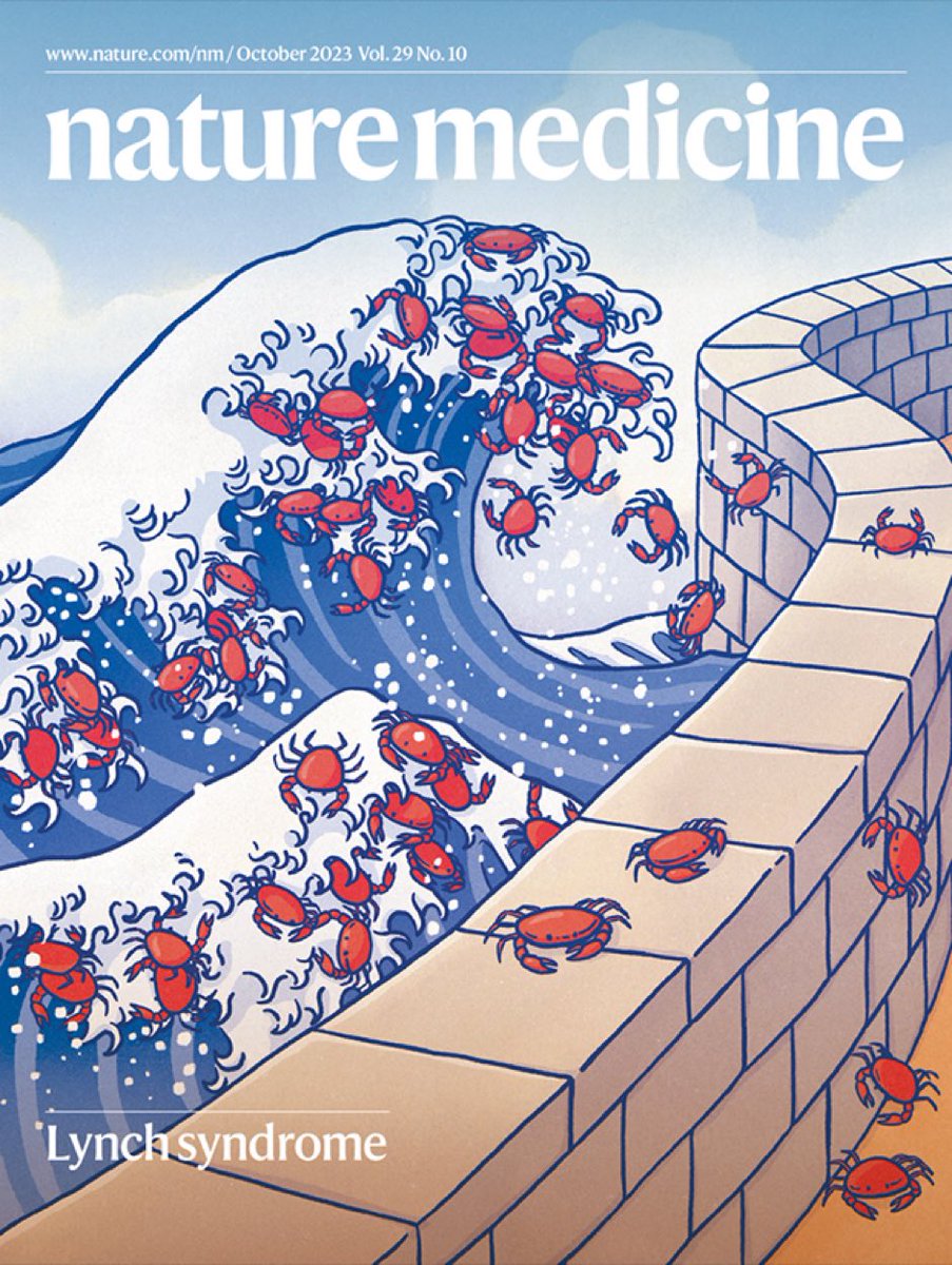 Mike Foote (@mikefootemd) on Twitter photo Excited for our study published in <a href="/NatureMedicine/">Nature Medicine</a> with <a href="/EmilyHarrold6/">Emily Harrold</a> <a href="/StadlerZsofia/">Zsofia Stadler</a> and @BenjcRousseau showing the limitations of ICB to prevent future cancers in #lynchsydrome. The cover below was done by my amazing wife Samantha Welker <a href="/MSKCancerCenter/">Memorial Sloan Kettering Cancer Center</a> nature.com/articles/s4159… Excited for our study published in <a href="/NatureMedicine/">Nature Medicine</a> with <a href="/EmilyHarrold6/">Emily Harrold</a> <a href="/StadlerZsofia/">Zsofia Stadler</a> and @BenjcRousseau showing the limitations of ICB to prevent future cancers in #lynchsydrome. The cover below was done by my amazing wife Samantha Welker <a href="/MSKCancerCenter/">Memorial Sloan Kettering Cancer Center</a> nature.com/articles/s4159…