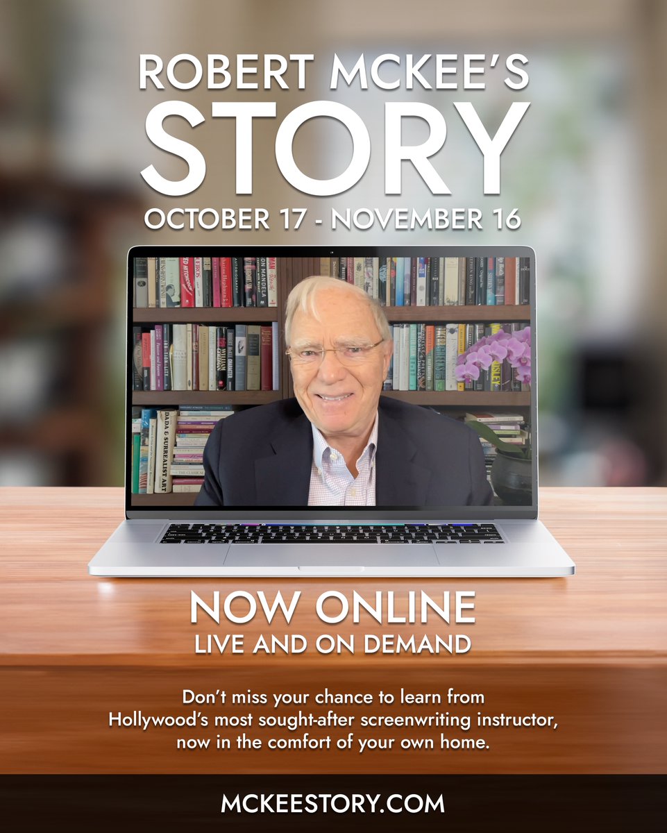 Finding a story worth telling that the world wants to hear is your lonely task. But your goal must be a good story 𝙬𝙚𝙡𝙡 𝙩𝙤𝙡𝙙, and learning how needn’t be something you do alone. Join writers from all over the globe in McKee’s online STORY Seminar: t.mckeestory.com/story