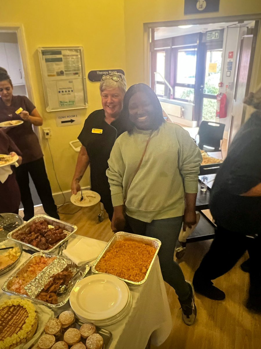 VickiElcock's tweet photo. Thank you too all the master chefs for providing food from around the world 
Staff enjoyed Italian, Moroccan, Indian, Singapore and more to celebrate world food day 
Great team effort by the BG and urgent care staff well done 👏 ❤️ https://t.co/VCqgWtAHzT