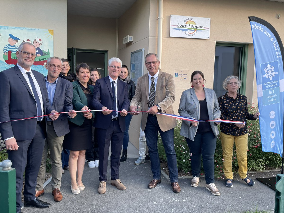 Inauguration ce soir de l’extension de la micro crèche de saint clément des levées , avec les élus et professionnels du territoire ; une extension grâce au soutien de la @caf49_actus qui rend les projets possibles sur les territoires 💪👍<a href="/SaumurAgglo/">Agglomération Saumur Val de Loire</a>