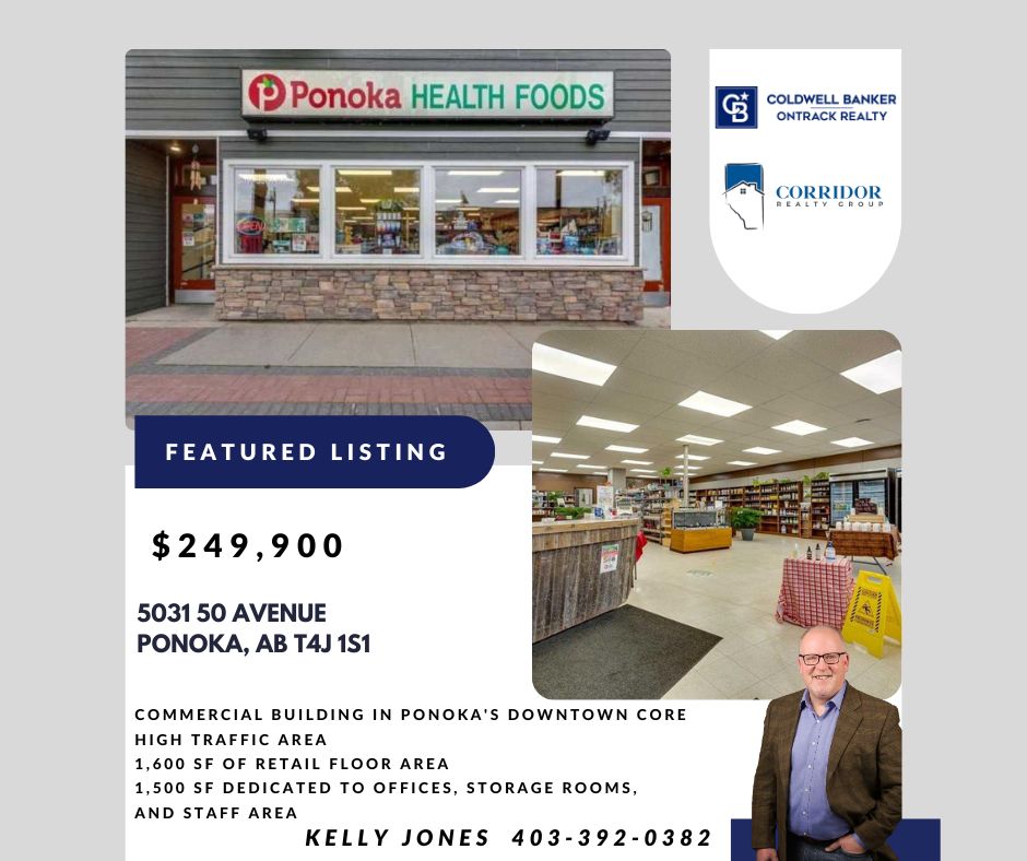 krj_bones's tweet photo. ⭐FEATURE LISTING
🏡5031 50 Ave, Ponoka, AB T4J 1S1
💰$249,900

Commercial building in Ponoka's downtown core!

https://t.co/1YLWciw4yH

Or contact @krj_bones Coldwell Banker OnTrack Realty at 403-392-0382 https://t.co/TRSDsi7BEo