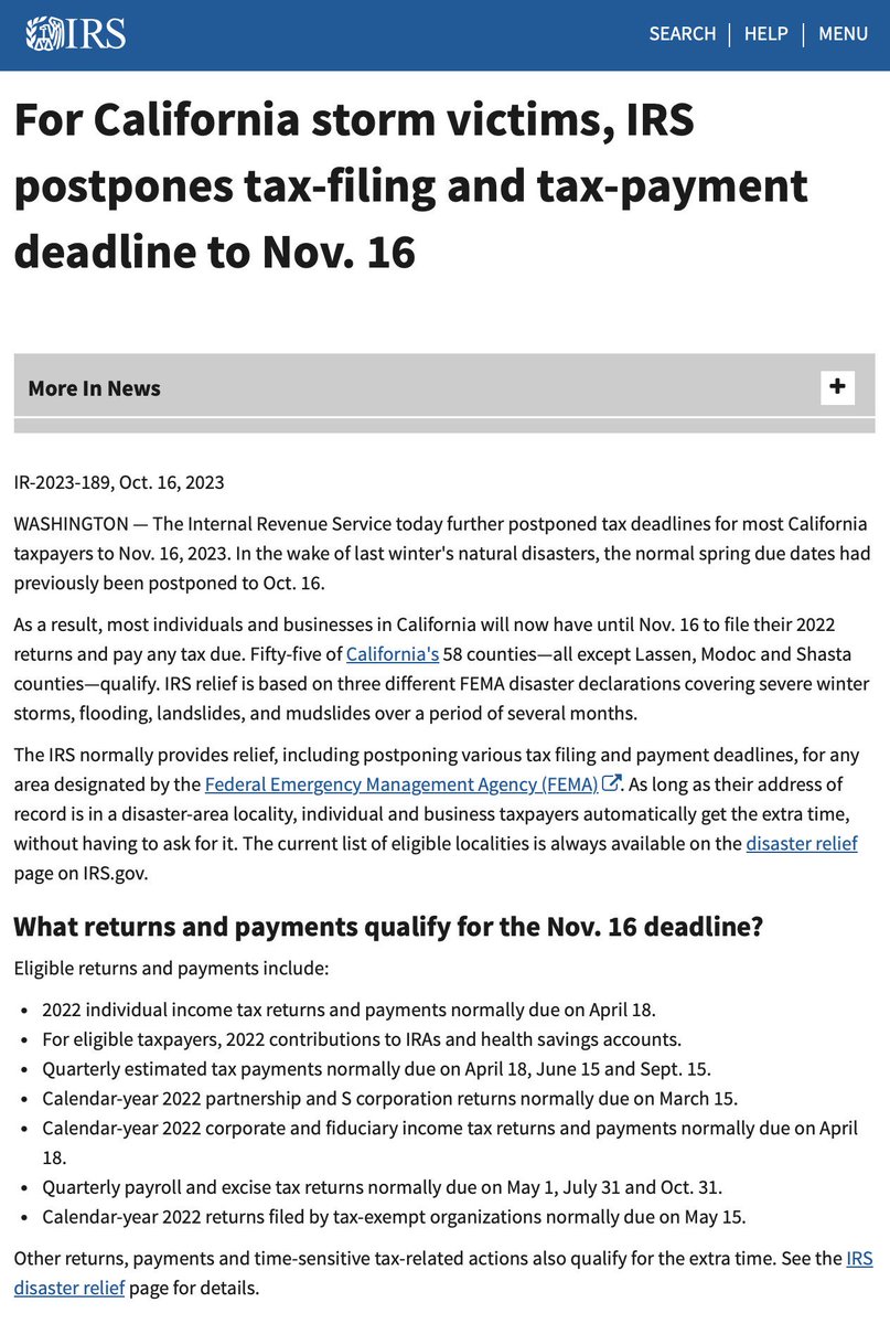 The never ending tax season continues in CA.

A little more time for Californians to reconcile those crypto transactions for the tax return!