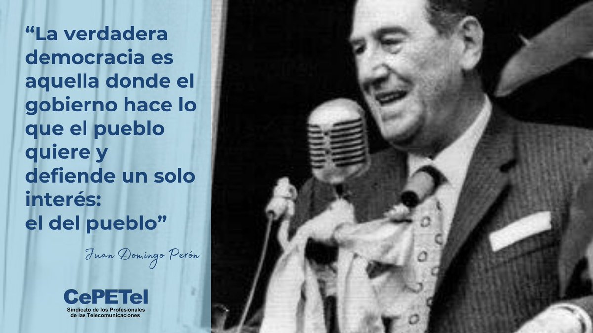 cepetel's tweet photo. En #Cepetel, defendemos una democracia que brinde empleos dignos, derechos y oportunidades para todos. ¡Feliz 17 de Octubre! 🇦🇷💙 #DíaDeLaLealtad #Elecciones2023 https://t.co/MmvEnSwK8G